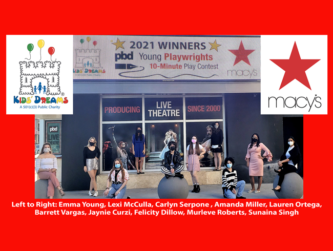 Young Playwrights Contest Winners 2021