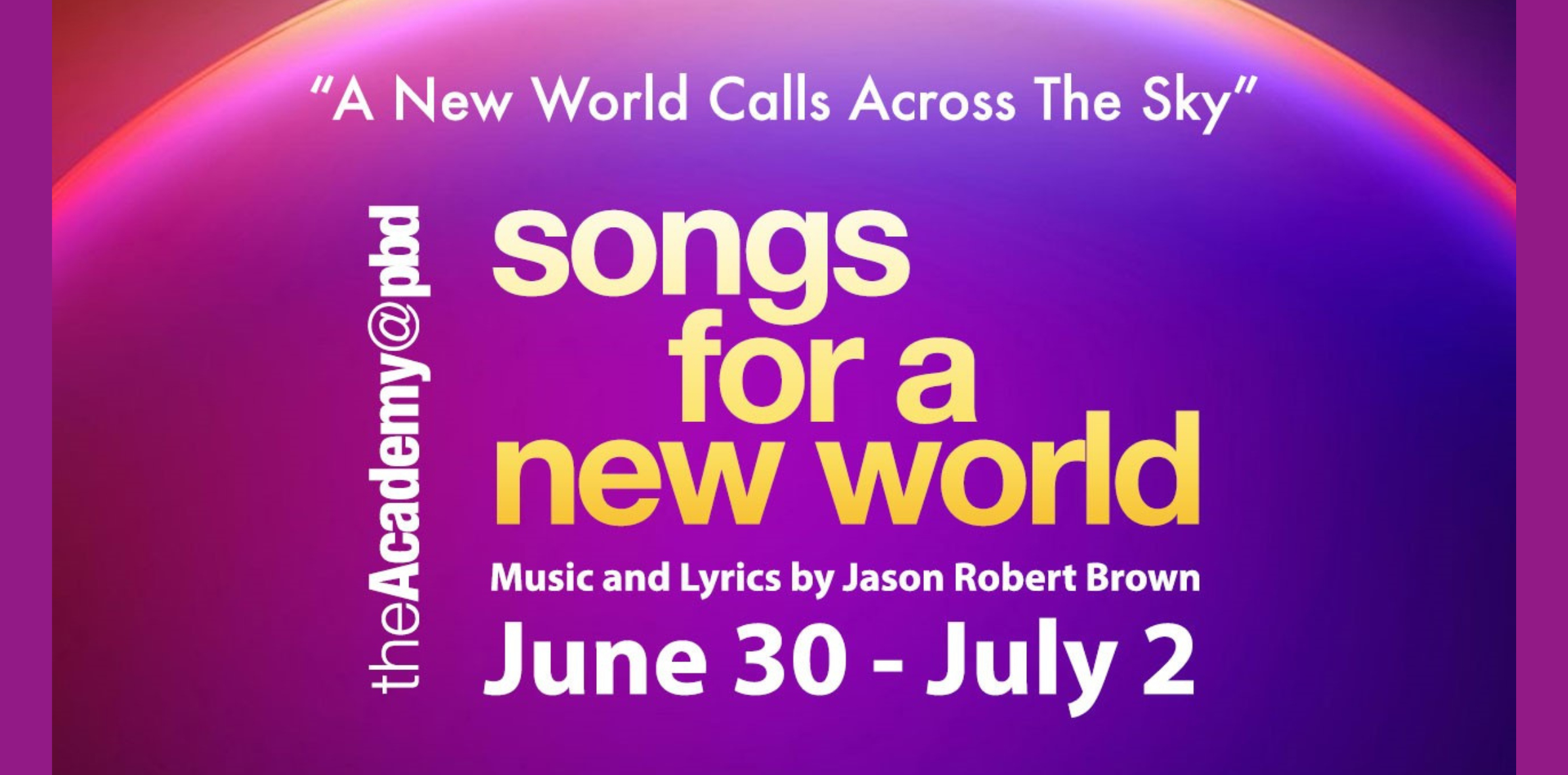 Songs for a New World
